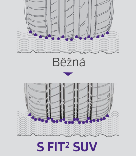 Bold side blocks with rugged, irregular design
