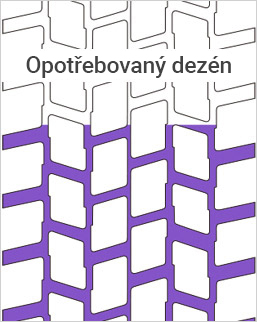 Opotřebovaný dezén