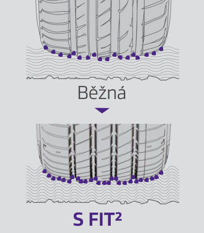 Bold side blocks with rugged, irregular design