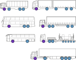 Fahrzeuge und Position