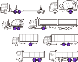 Fahrzeuge und Position