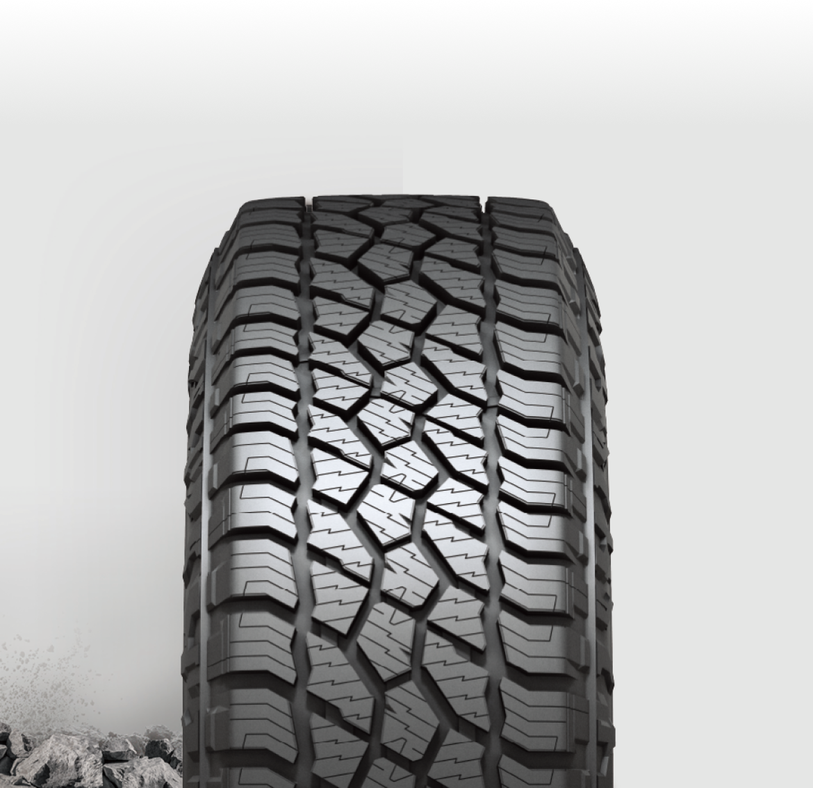 Comparison of X FIT AT and X FIT AT2 tires. X FIT AT2 features improved tread pattern, enhanced all-weather performance, and longer tread life compared to X FIT AT.