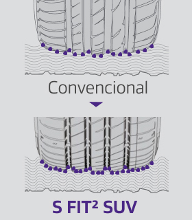 Bold side blocks with rugged, irregular design