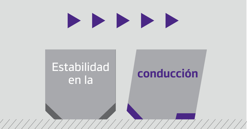 Close-up of a tire with tread blocks showing stepped shoulder edges for improved traction on both on and off-road surfaces