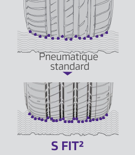 Bold side blocks with rugged, irregular design