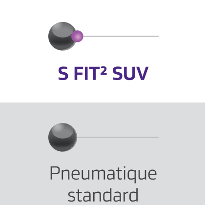 Bold side blocks with rugged, irregular design
