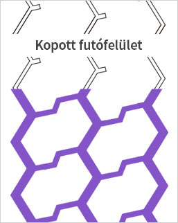 Kopott futófelület