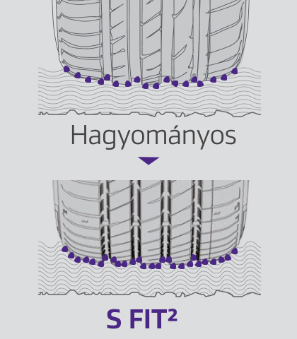 Bold side blocks with rugged, irregular design
