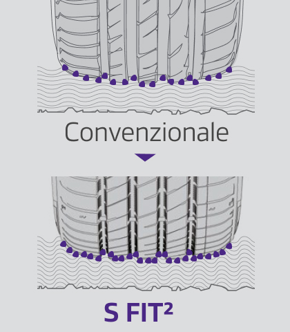 Bold side blocks with rugged, irregular design