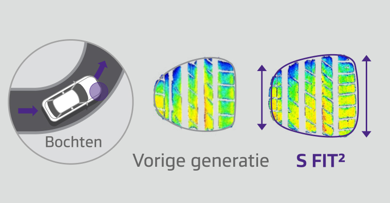 Close-up view of tire tread showing 3D sipes for enhanced winter performance