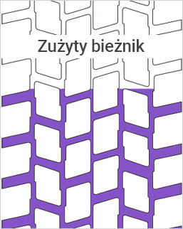 Zużyty bieżnik