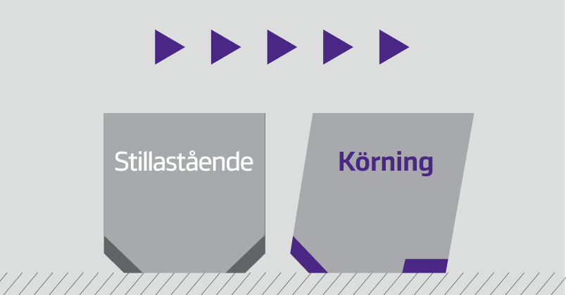 Close-up of a tire with tread blocks showing stepped shoulder edges for improved traction on both on and off-road surfaces
