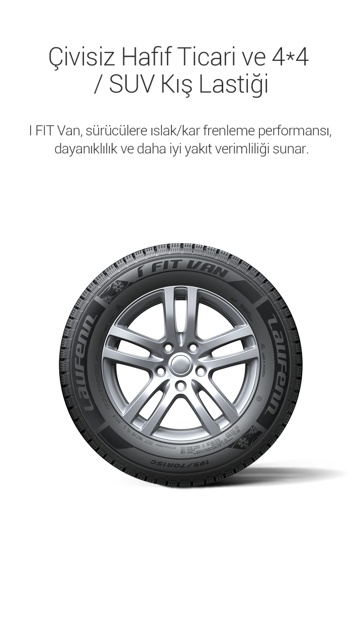 Çivisiz Hafif Ticari ve 4*4 / SUV Kış Lastiği