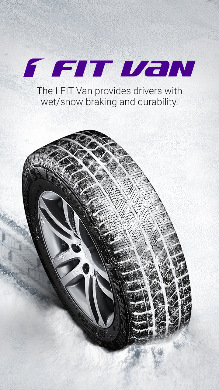 I FIT Van - The I FIT Van provides drivers with wet/snow braking and durability.